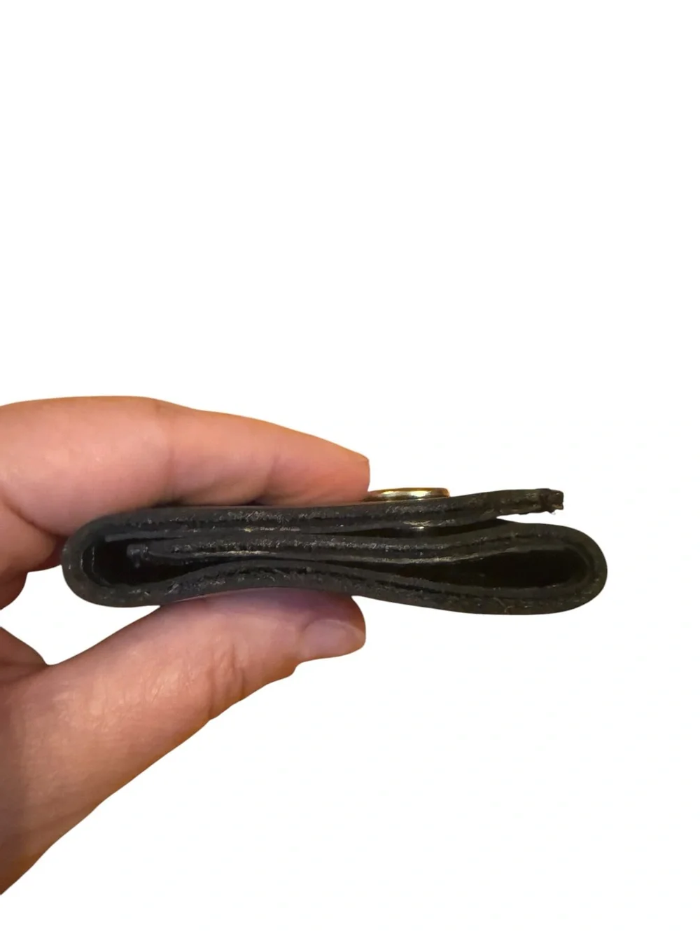 Black Embossed Truck Leather Wallet